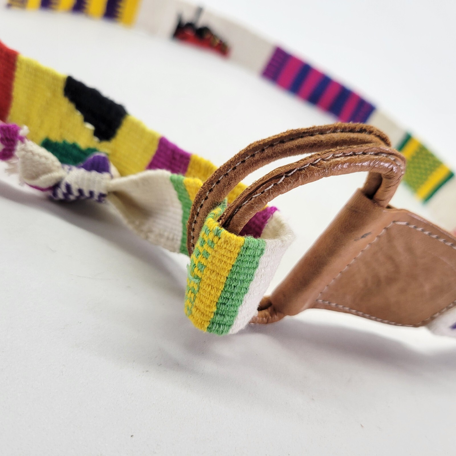 D Ring Tapestry Belt 30 32 34 Woven Cinch
