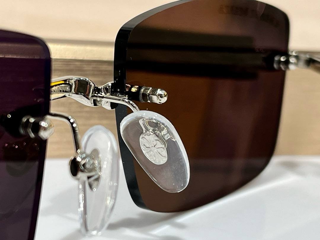 Chrome Hearts Deep II Rimless Sunglasses – Luxury Designer Eyewear – Unisex