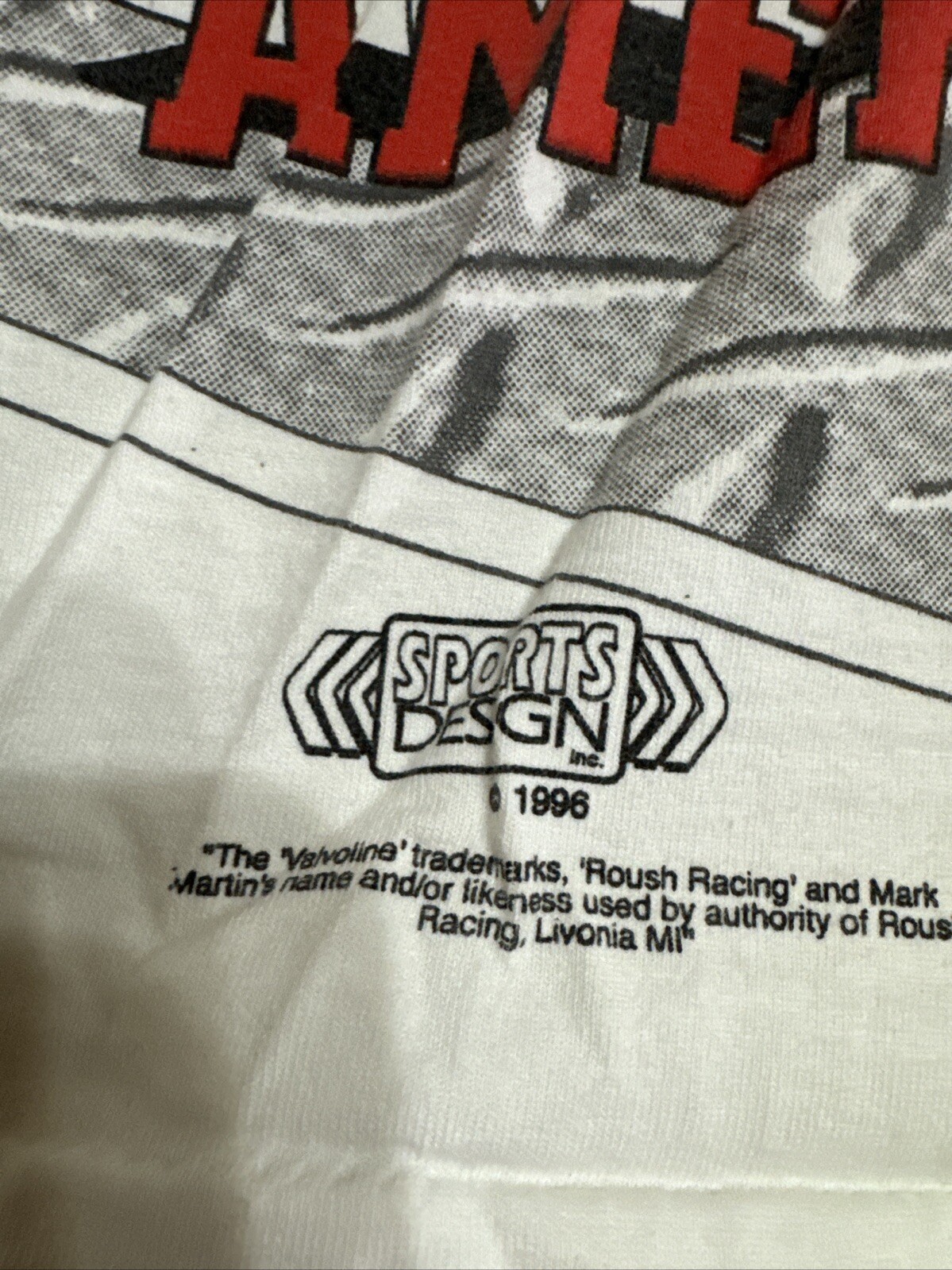Vintage 90’s Sports Design Mark Martin Iron Man American Muscle 11 Size Large
