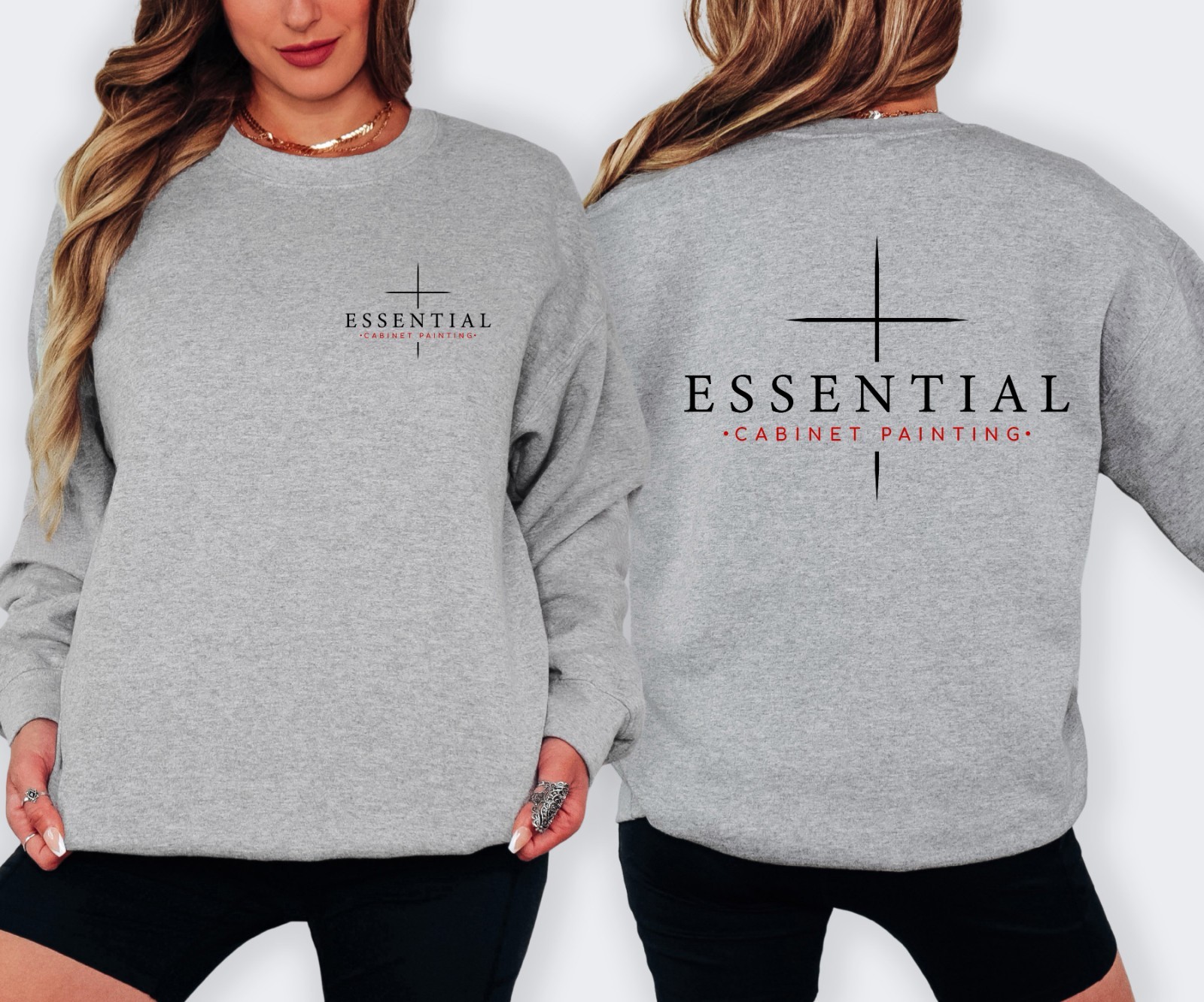 Custom Sweatshirt your logo Gildan personalized graphic tee business team