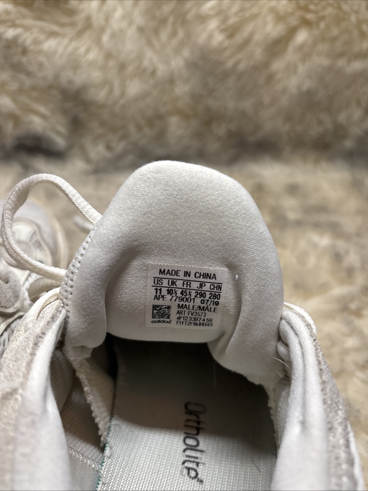 Size 11 adidas Yeezy 500 Stone Salt Mens Gray Athletic Sneakers 2019 ART FV3573