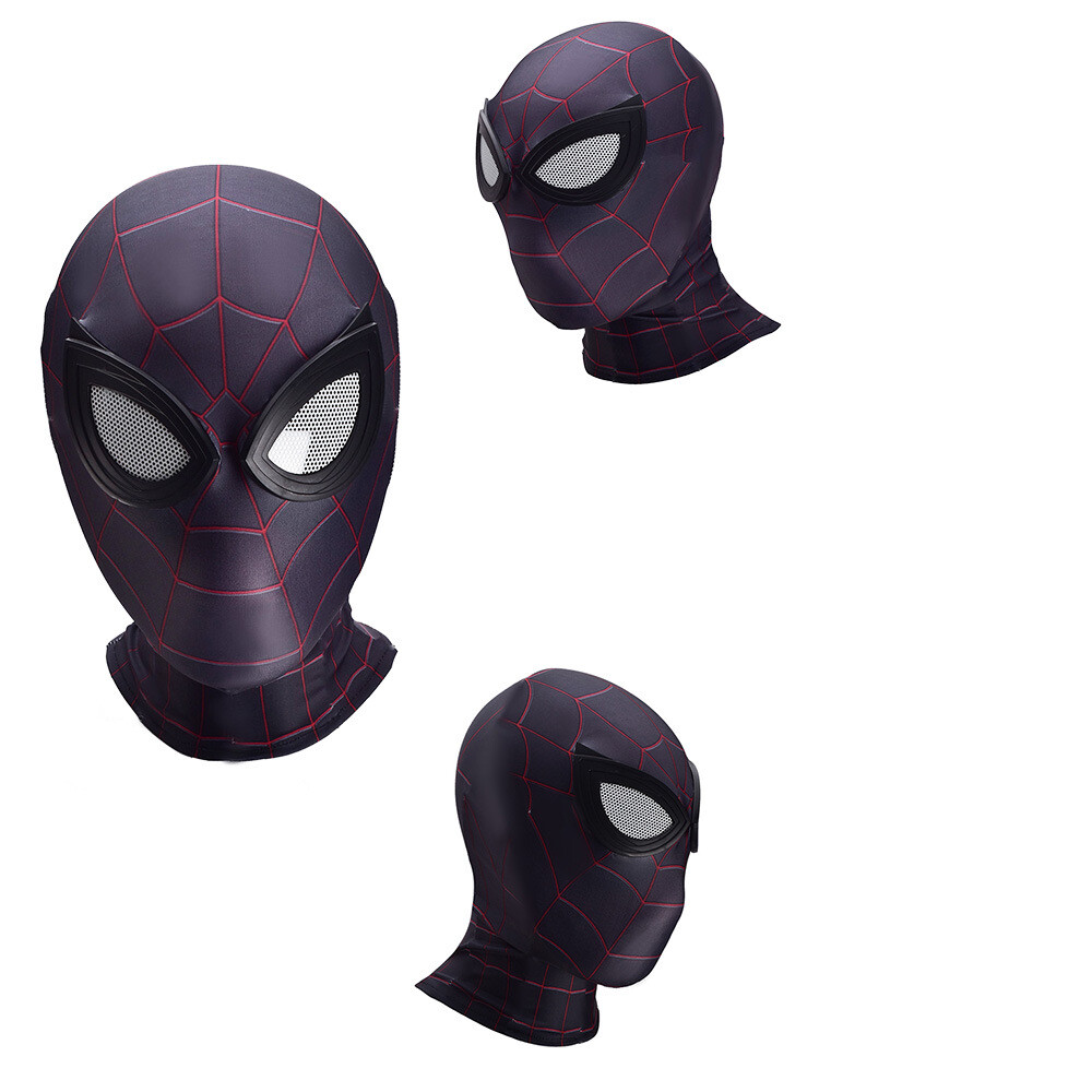 2021 Miles Morales Spiderman Jumpsuit Spider-man Cosplay Costume Suit Halloween
