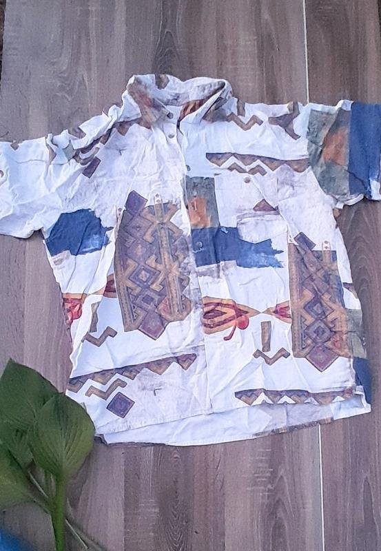 Men American Vintage Shirt Multicolor Cotton 42 / #509A