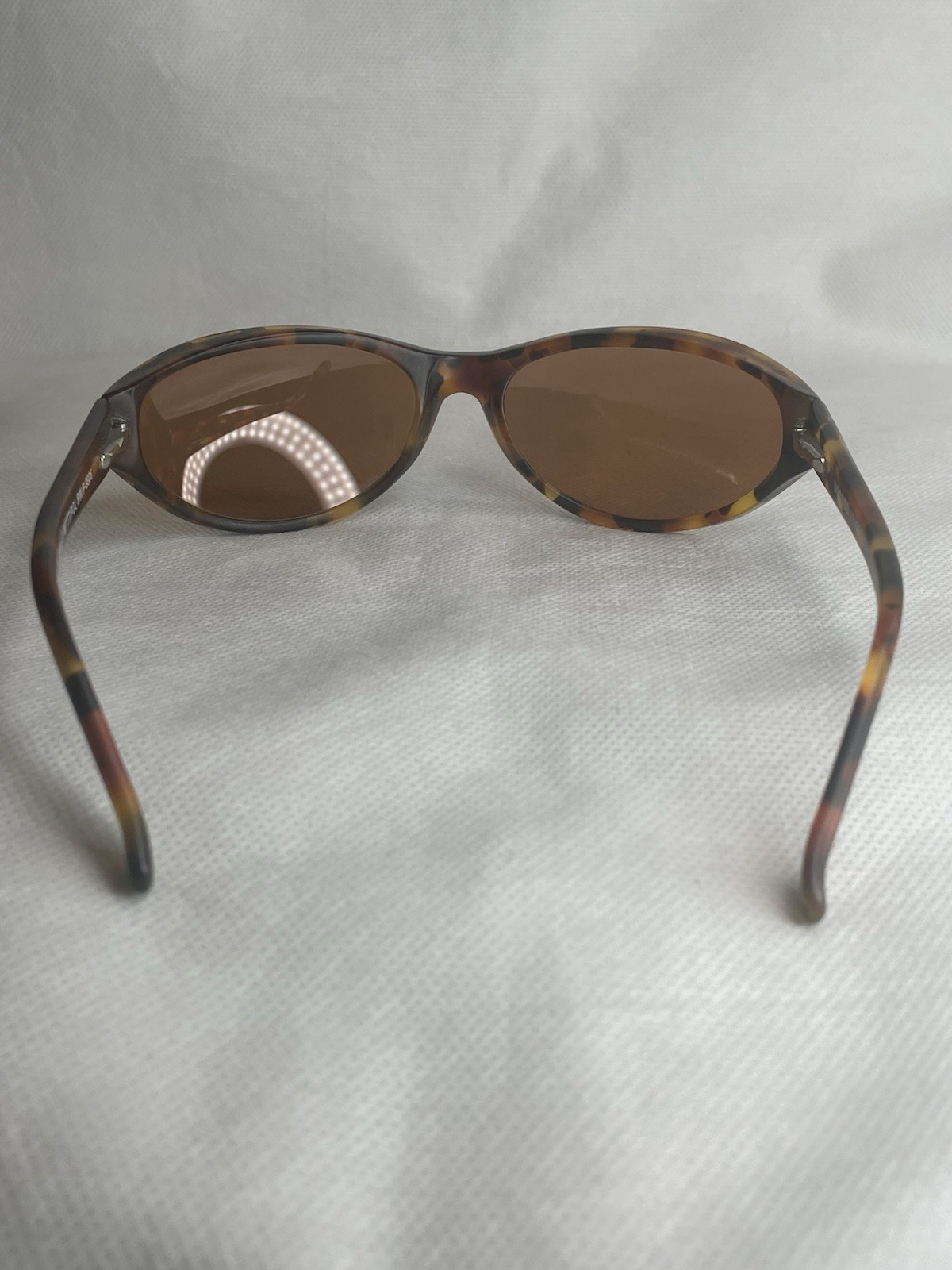 VTG Torque Hand Made Polarized Sunglasses Tortoise Wrap Brown Lens P-9906 125mm