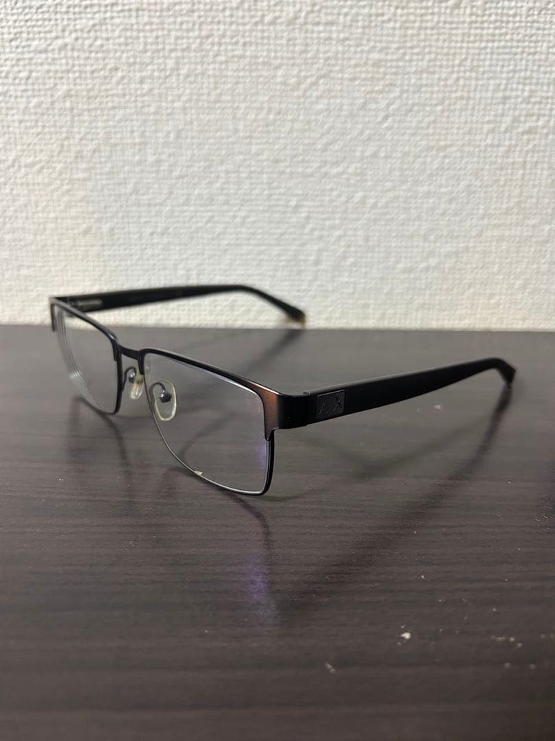 Armani Exchange Glasses Square Matte Gunmetal