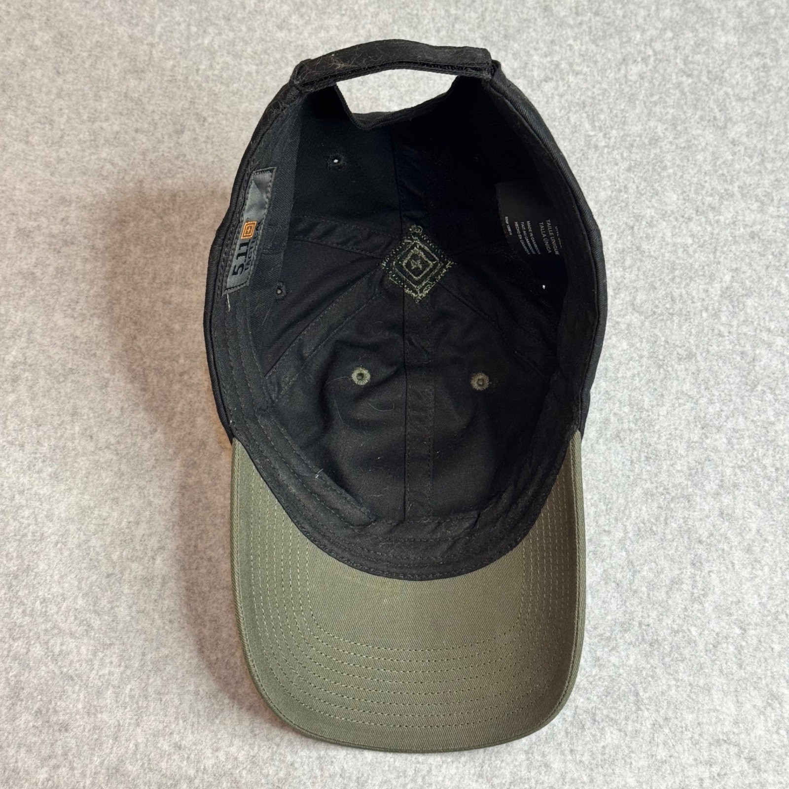 5.11 Tactical Hat Mens One Size Olive Green Black Shield Logo 2017 Baseball Cap