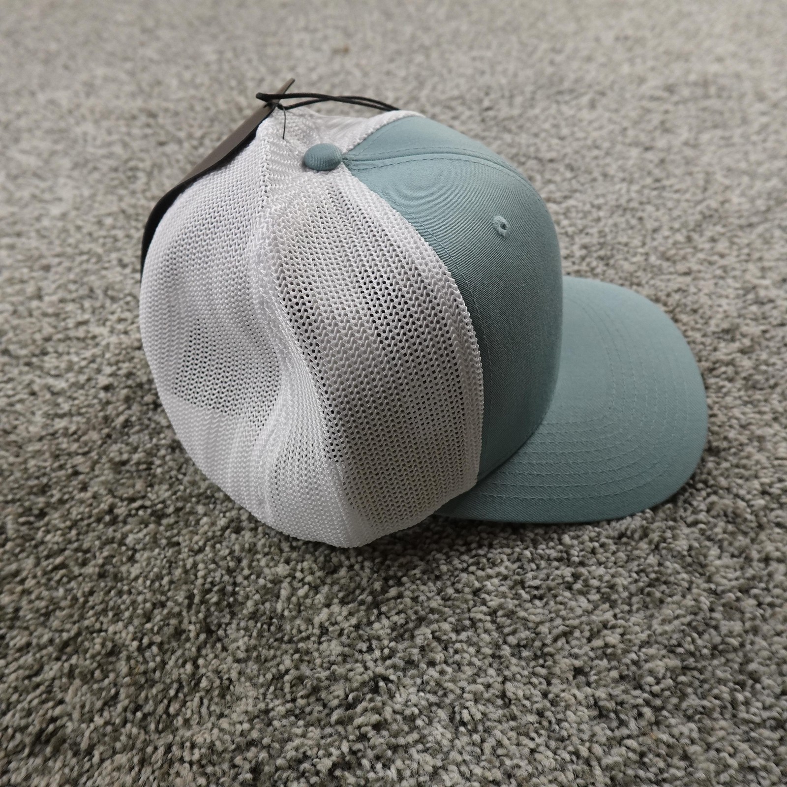 NEW Beretta Hat Cap Fitted Mens XL Blue White Trucker Logo Mesh Outdoor Hunting