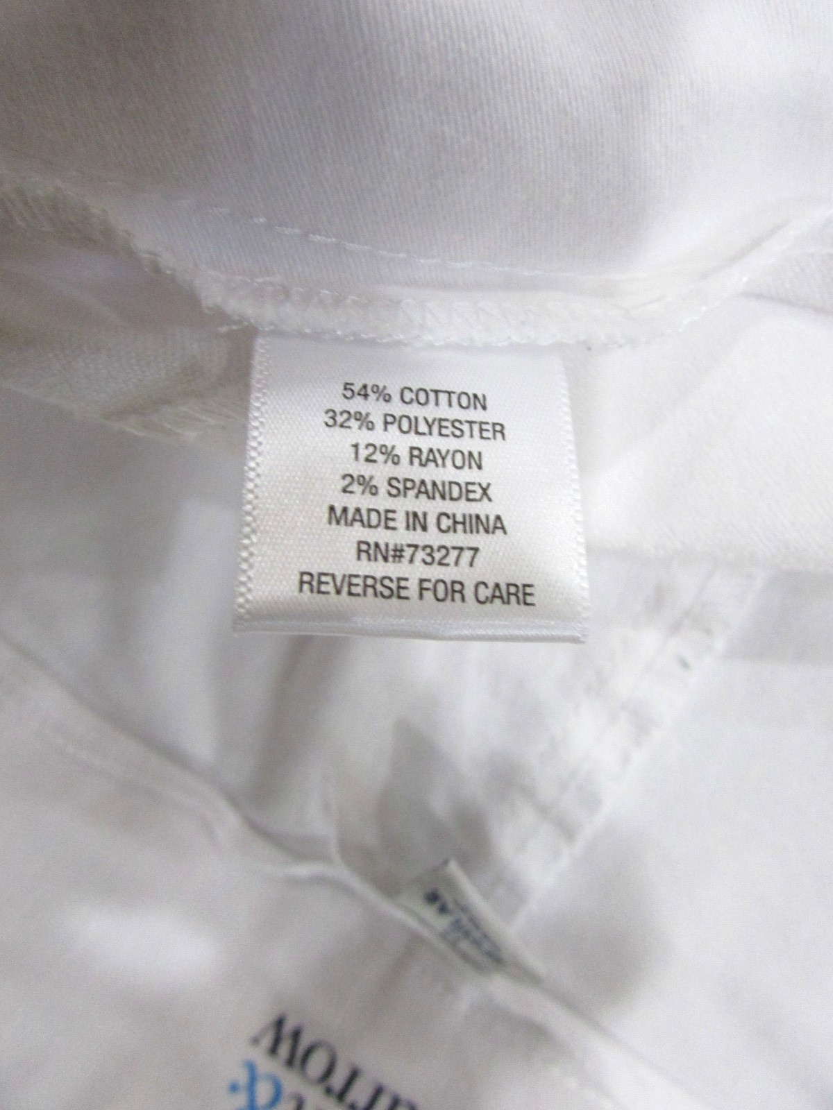 Croft & Barrow Effortless Stretch Capri Pants Size 12 Reg White Pull On