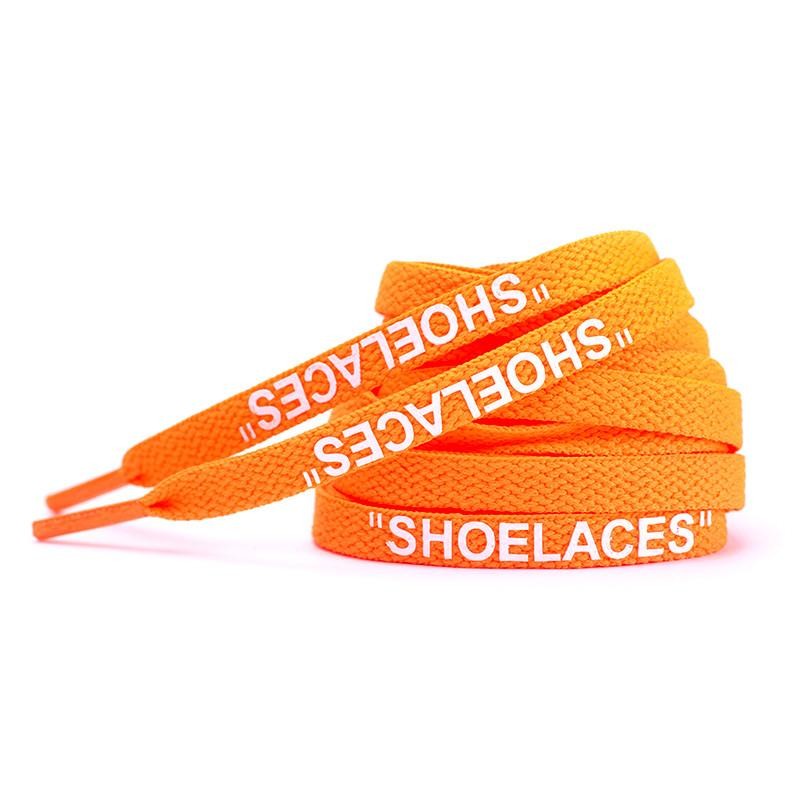 Silicone Printing Shoelaces with Zip Tie Off White The Ten Shoelaces for Sneaker