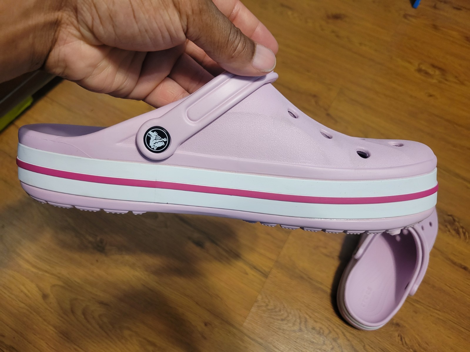 Crocs Bayaband Men’s Size 11 Pink Pre-Owned