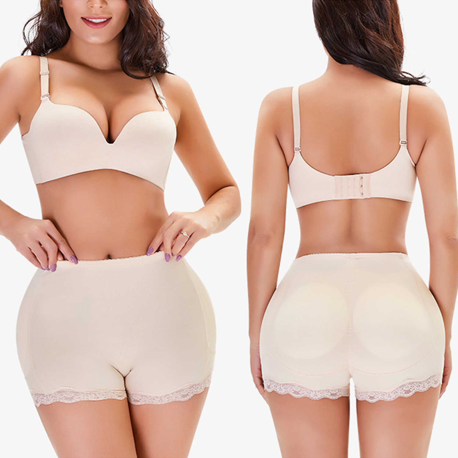 Women’s Butt Lifter Panties Padded Underwear Hip Enhancer Booty Shaper Fake Ass