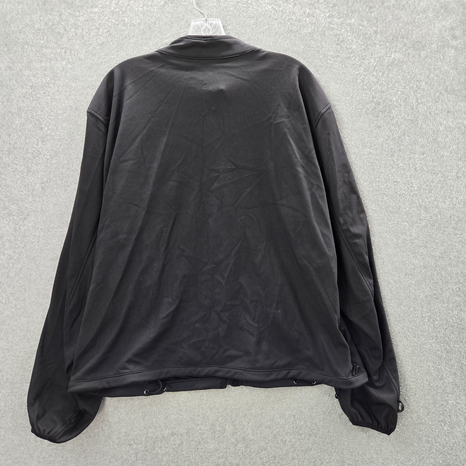 VINTAGE Harley Davidson Men Jacket XL Black Genuine Leather FXRG Embroidered Y2K