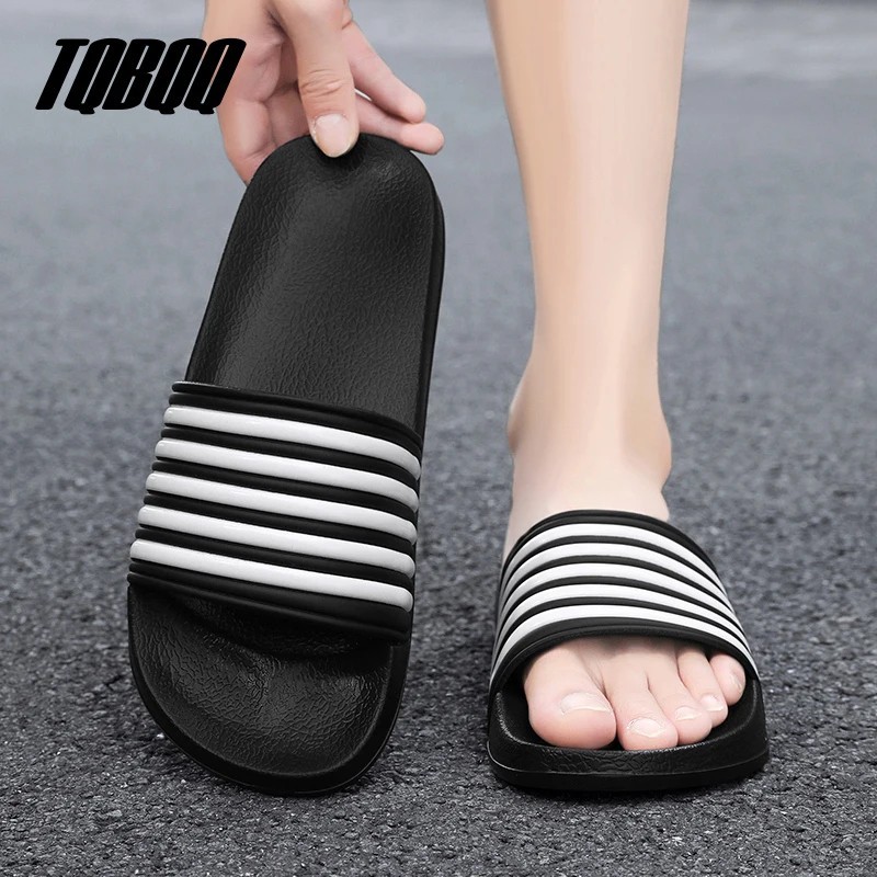 Men’s Slides Sandals EVA Foam Comfortable Non-Slip Women’s Massage Slippers for