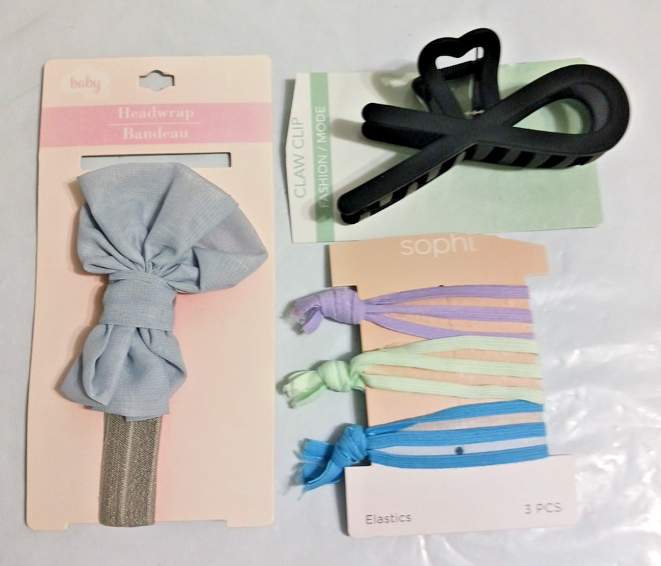 Hair Supplies accessories fashion headband, barrettes, scrunchies, claw clips +