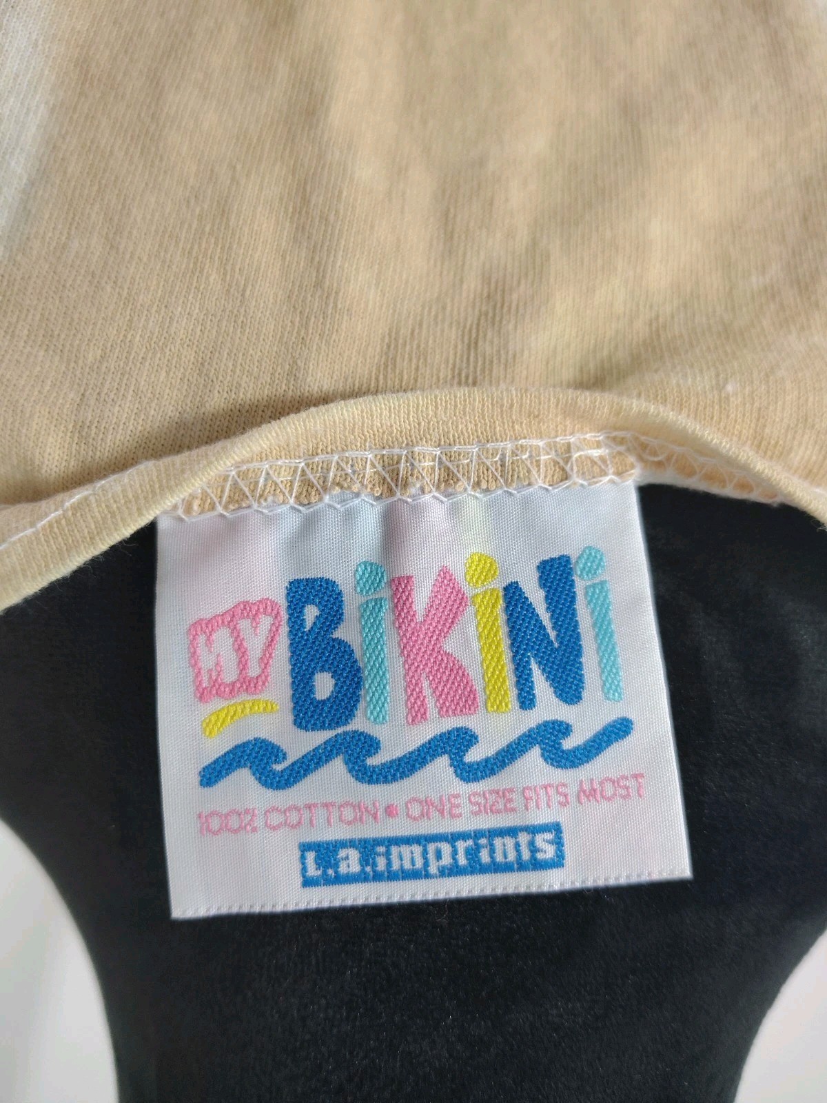 Vtg My Bikini Bathing Suit Cover L Funny
