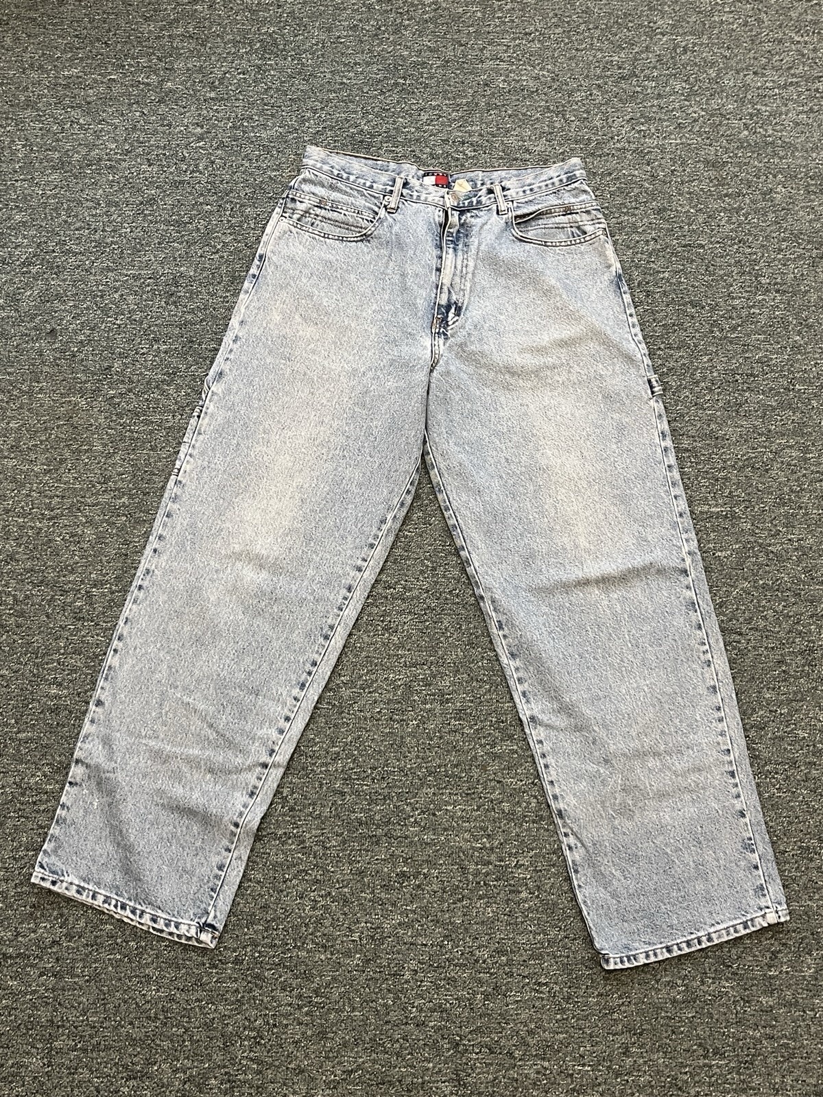 Vintage Baggy Tommy Carpenter Jeans Size 33 Blue