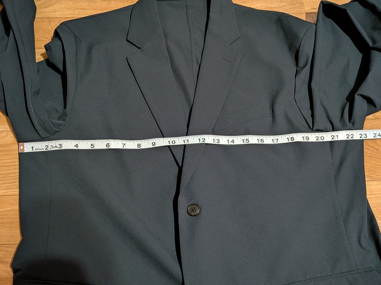 Uniqlo Men’s Navy Blue Unstructured Stretch Sport Coat Blazer Size XL or 46R