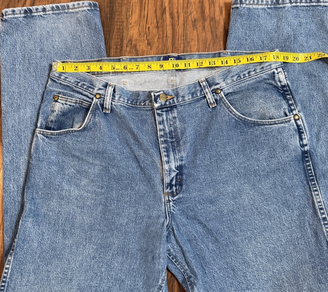 Wrangler Cowboy Cut Jeans Mens 38×32 47MWZSW Medium Wash Regular Fit Bootcut