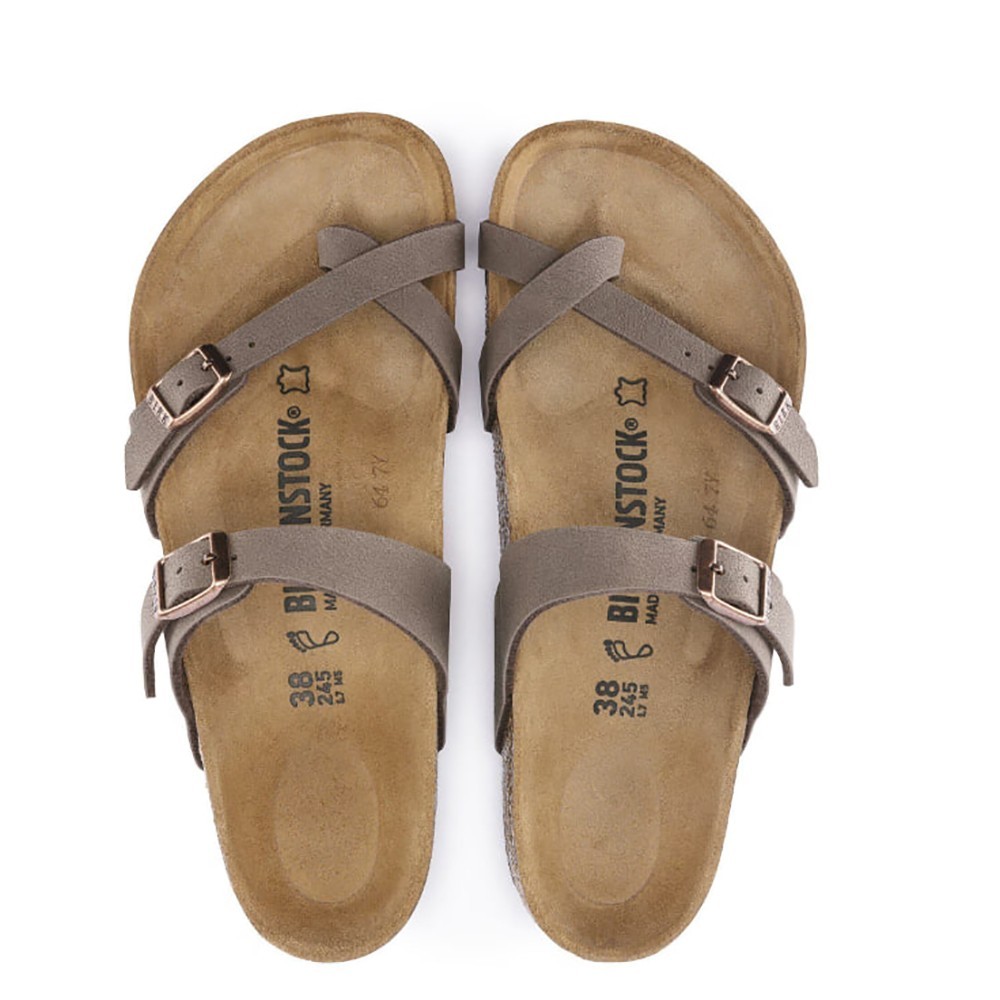 Birkenstock Mayari Birko-Flor Toe Loop Women’s Sandals – Mocha