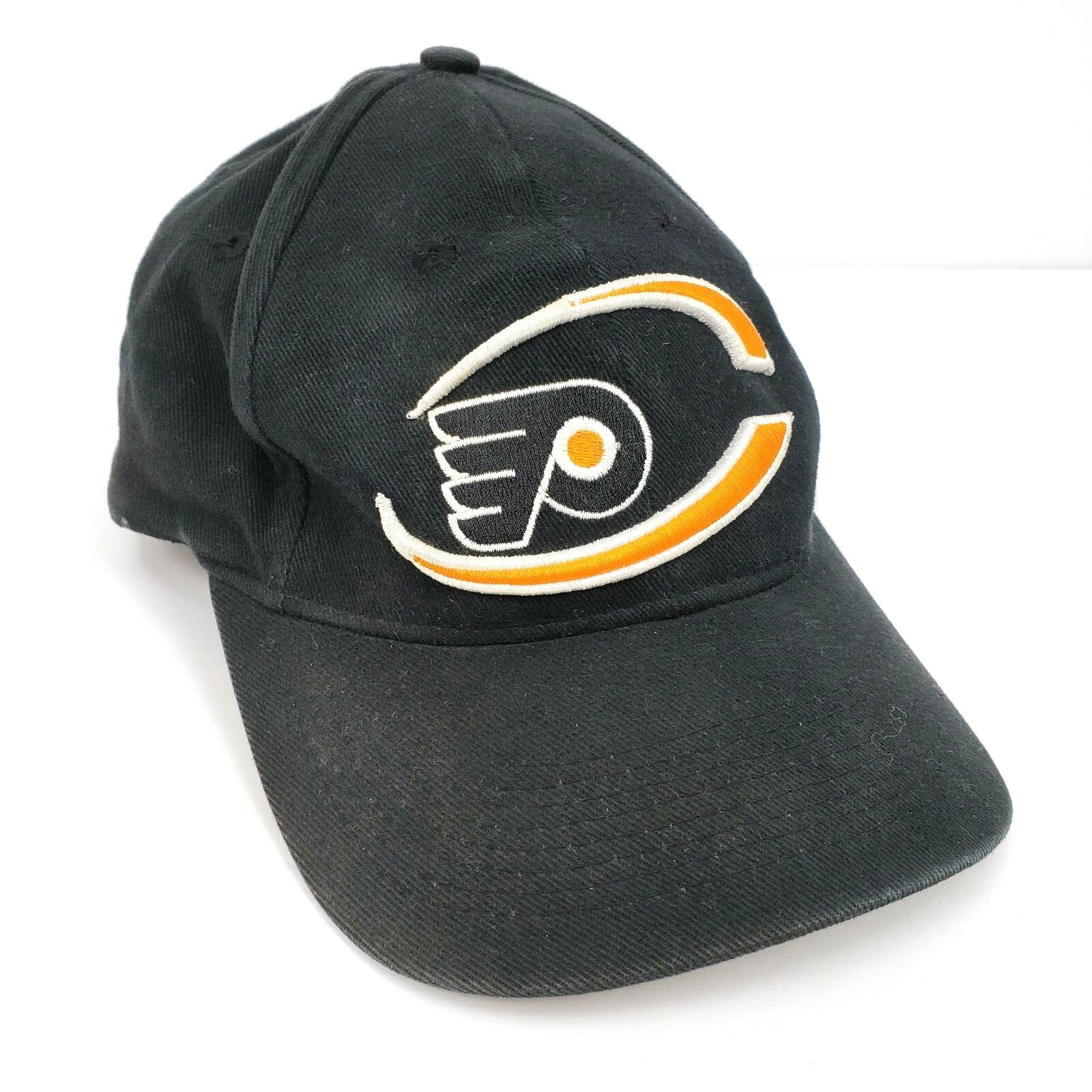 Vintage NHL Philadelphia Flyers Hockey Black Embroidered Adjustable Hat Cap