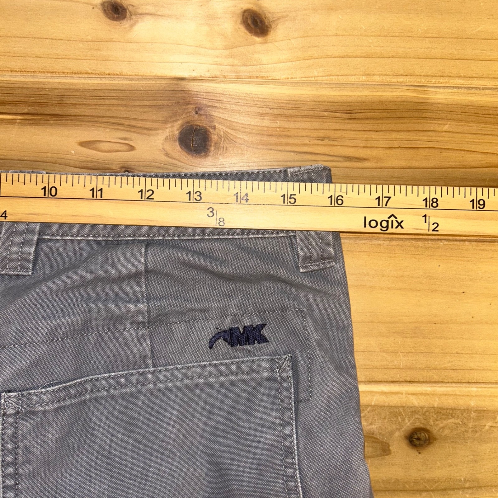 Mountain Khakis Pants Mens 32×32 Gray Slim Fit Straight Leg Hiking Pants