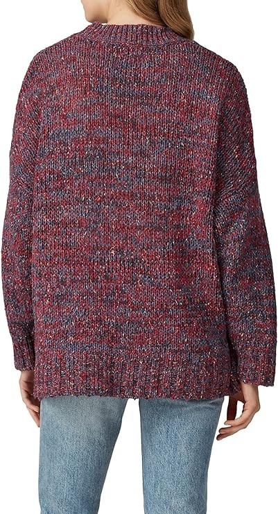 One Teaspoon FAB! Hackney Hint of Wool Loose Fit Sweater in Multi XL