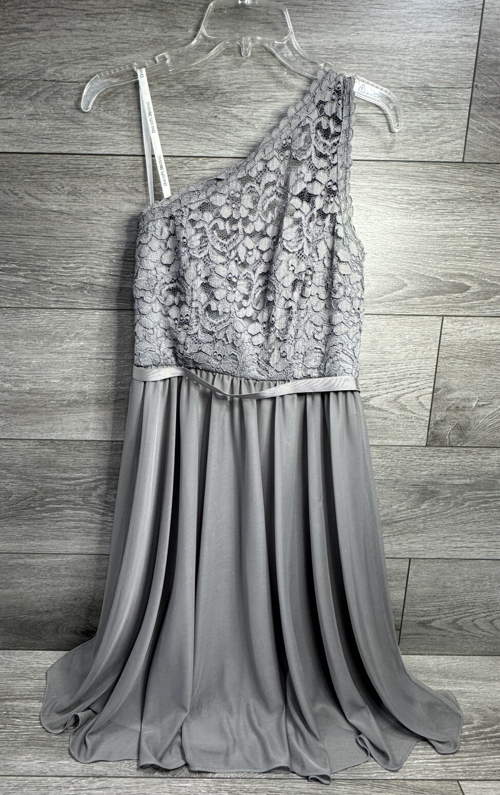 Gray Davids Bridal Dress Size 6 Floral & Lace Flower (Some Wear As Shown)