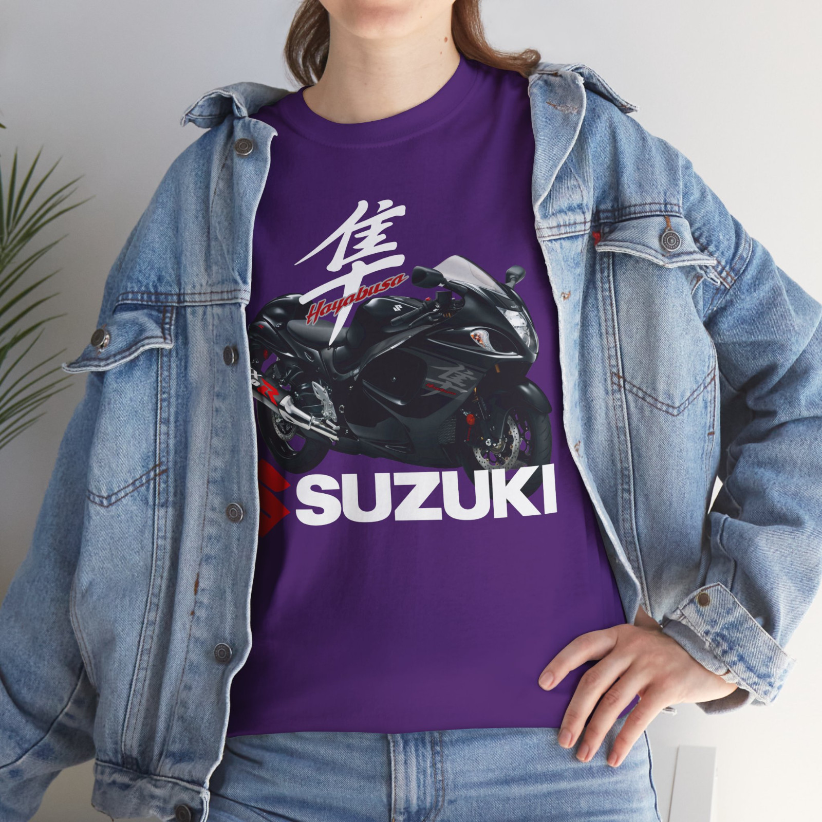 Suzuki GSX1300R Hayabusa Logo Men’s T-Shirt American Style T Shirt