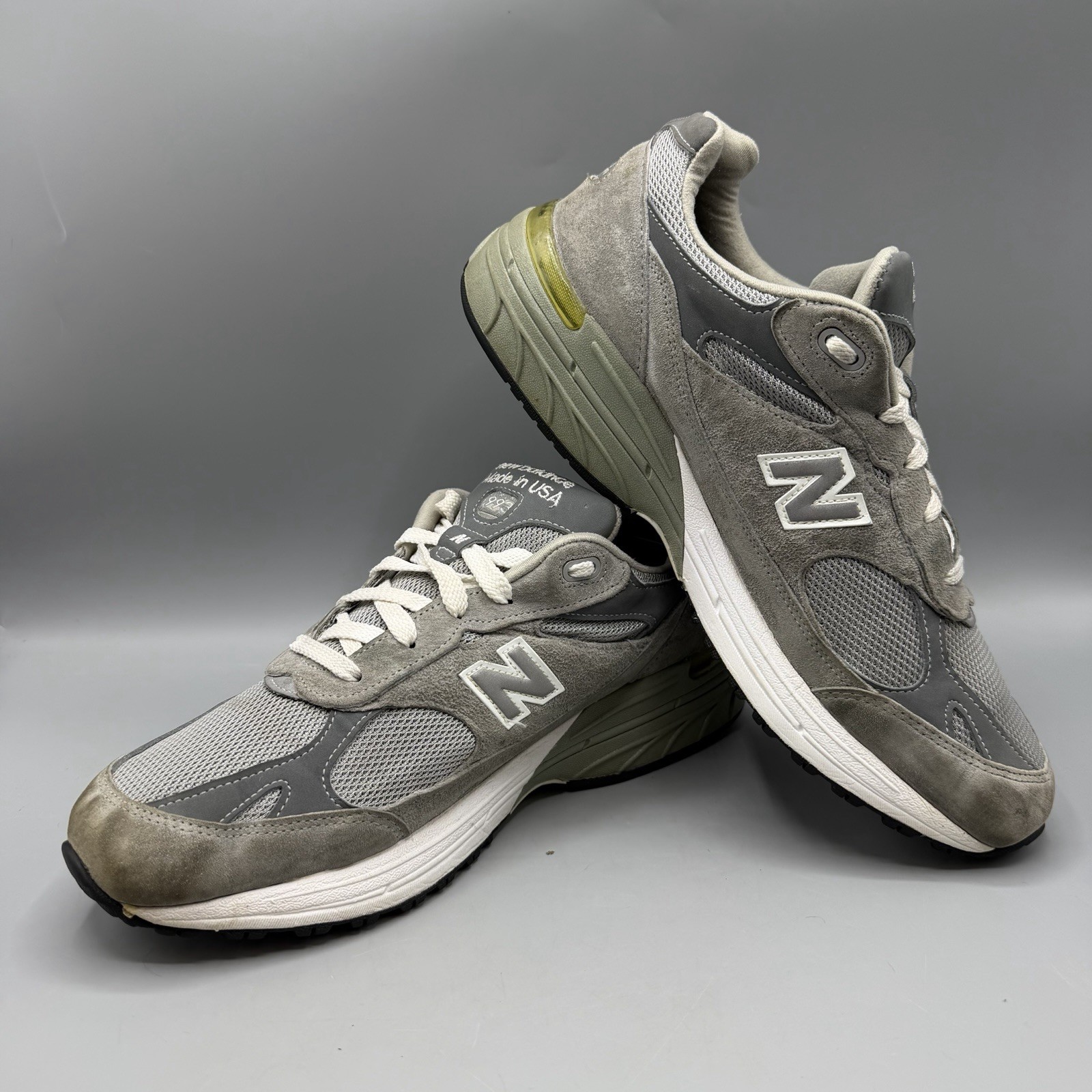 New Balance 993 Made in USA Gray Running Sneakers Men’s Size 11 MR993GL