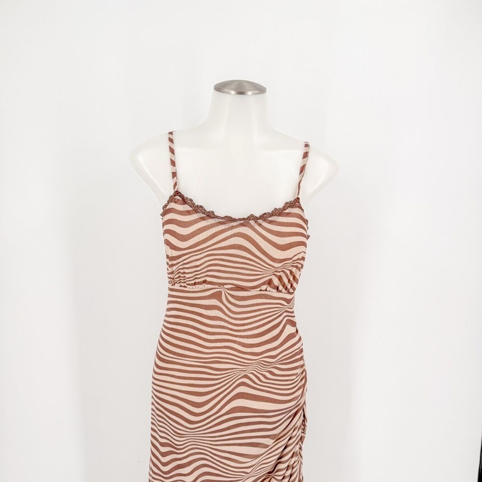 Wild Fable Zebra Print Asymmetrical Dress