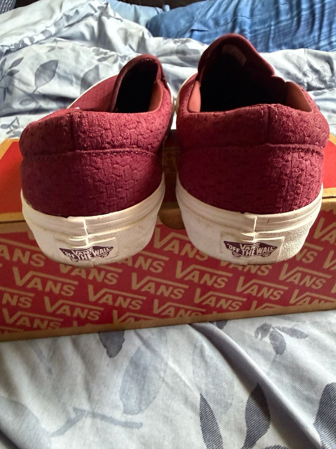 Vans Classic Slip-On Suede Embossed Weave Port Royale/True White