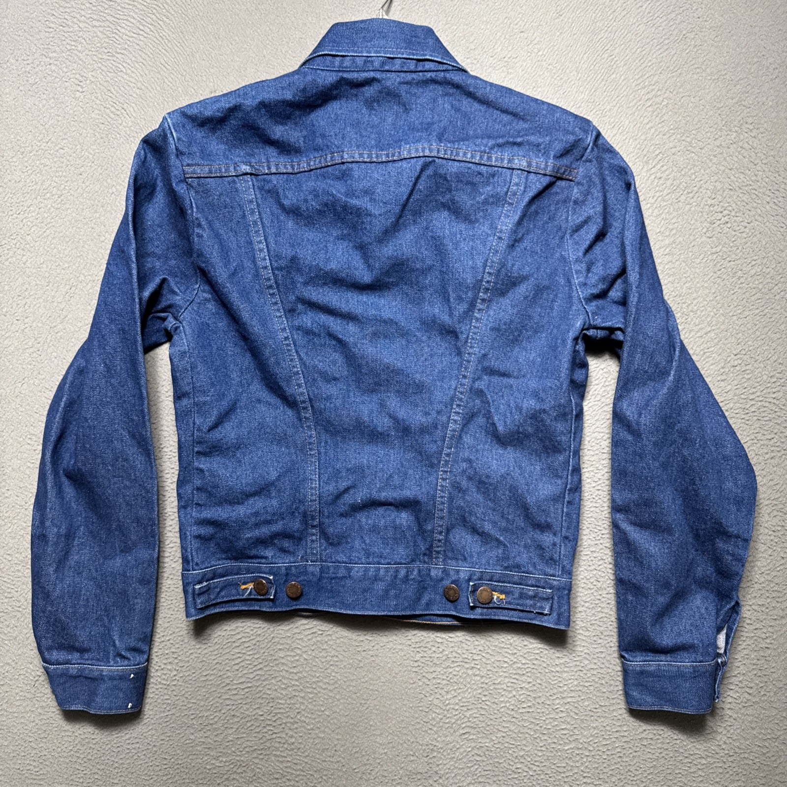 Vintage 70s Maverick Blue Bell Denim Jean Trucker Jacket Size 36 Workwear USA
