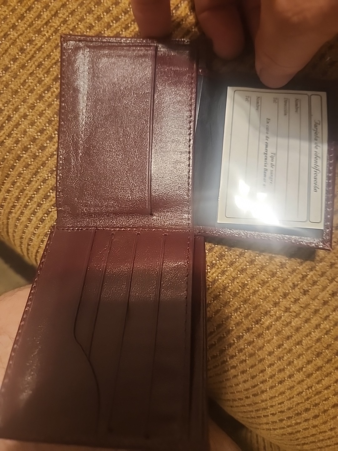 Genuine Leather Bifold Wallets Slim Mens Wallet