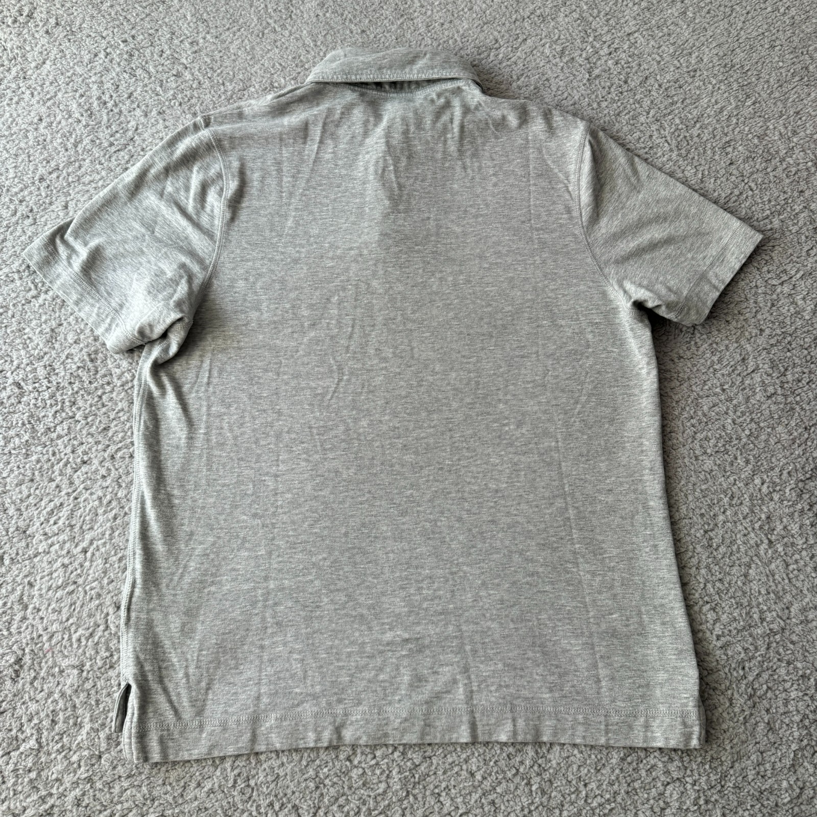 Nike Polo Shirt Boys Medium Gray Performance School Casual Sports Outdoor
