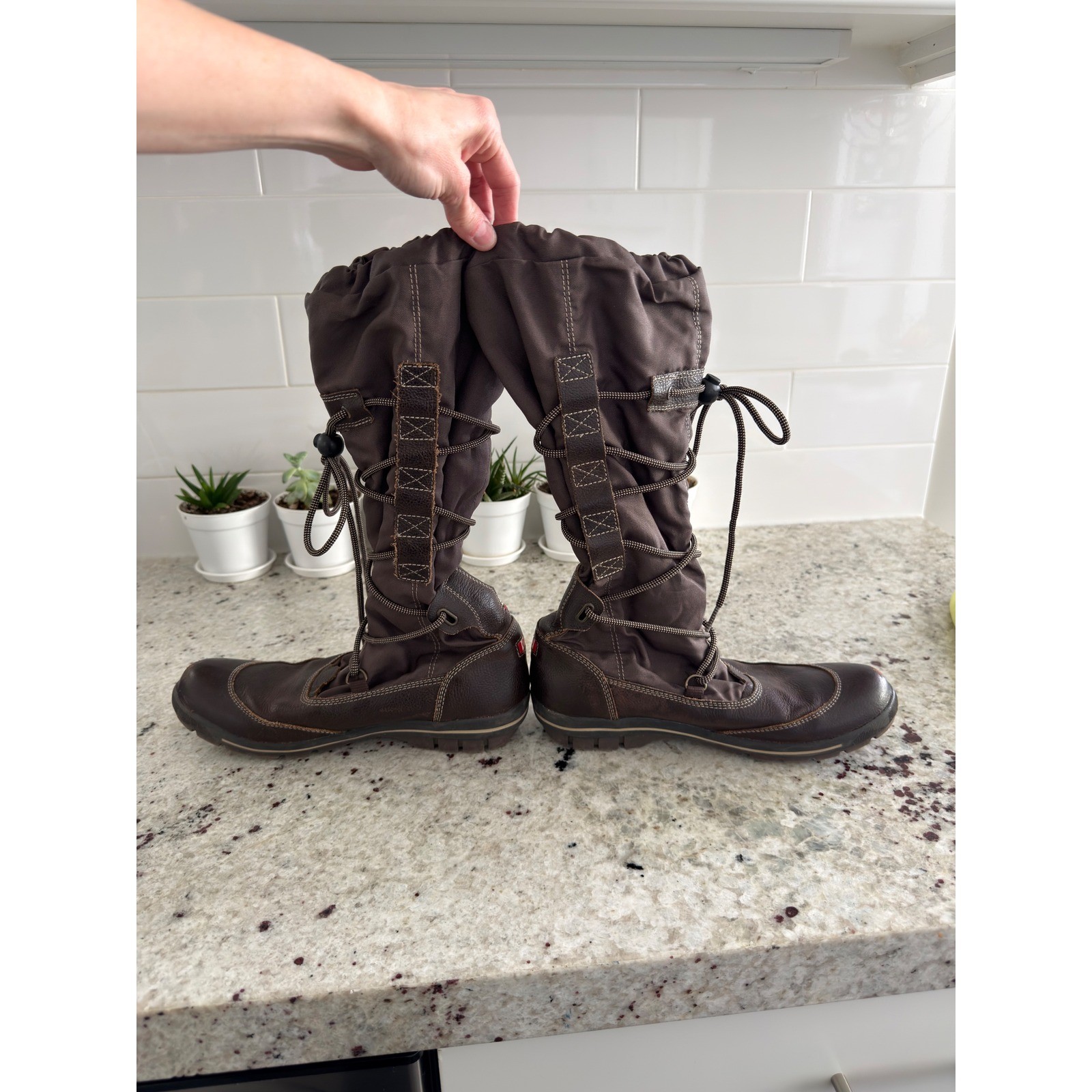 Pajar Canada Tall Brown Winter Boots Size 9–9.5 (EU 40)