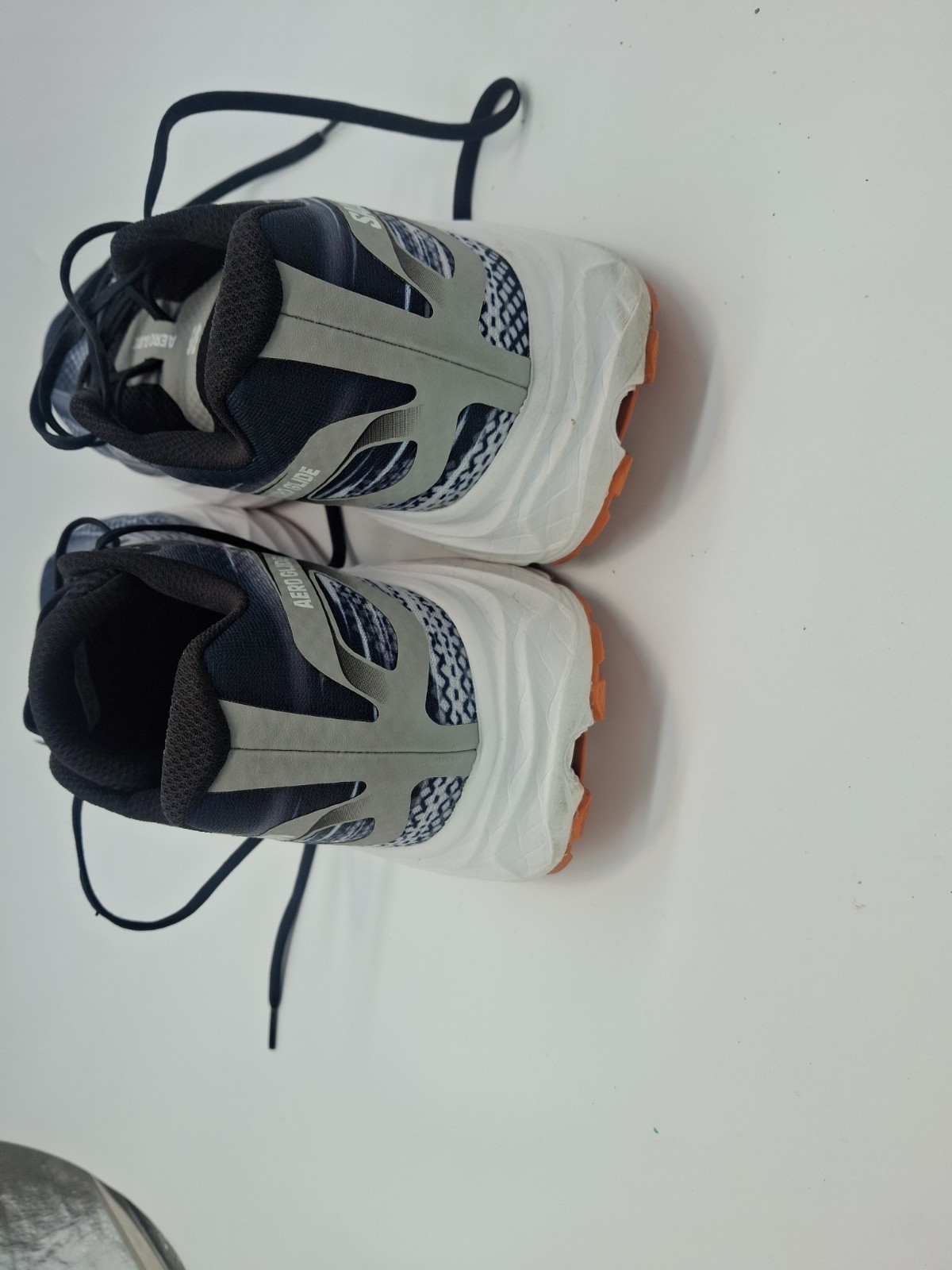 Salomon Aero Glide Running Shoes Men’s 12.5 Outdoor 472108 Black White