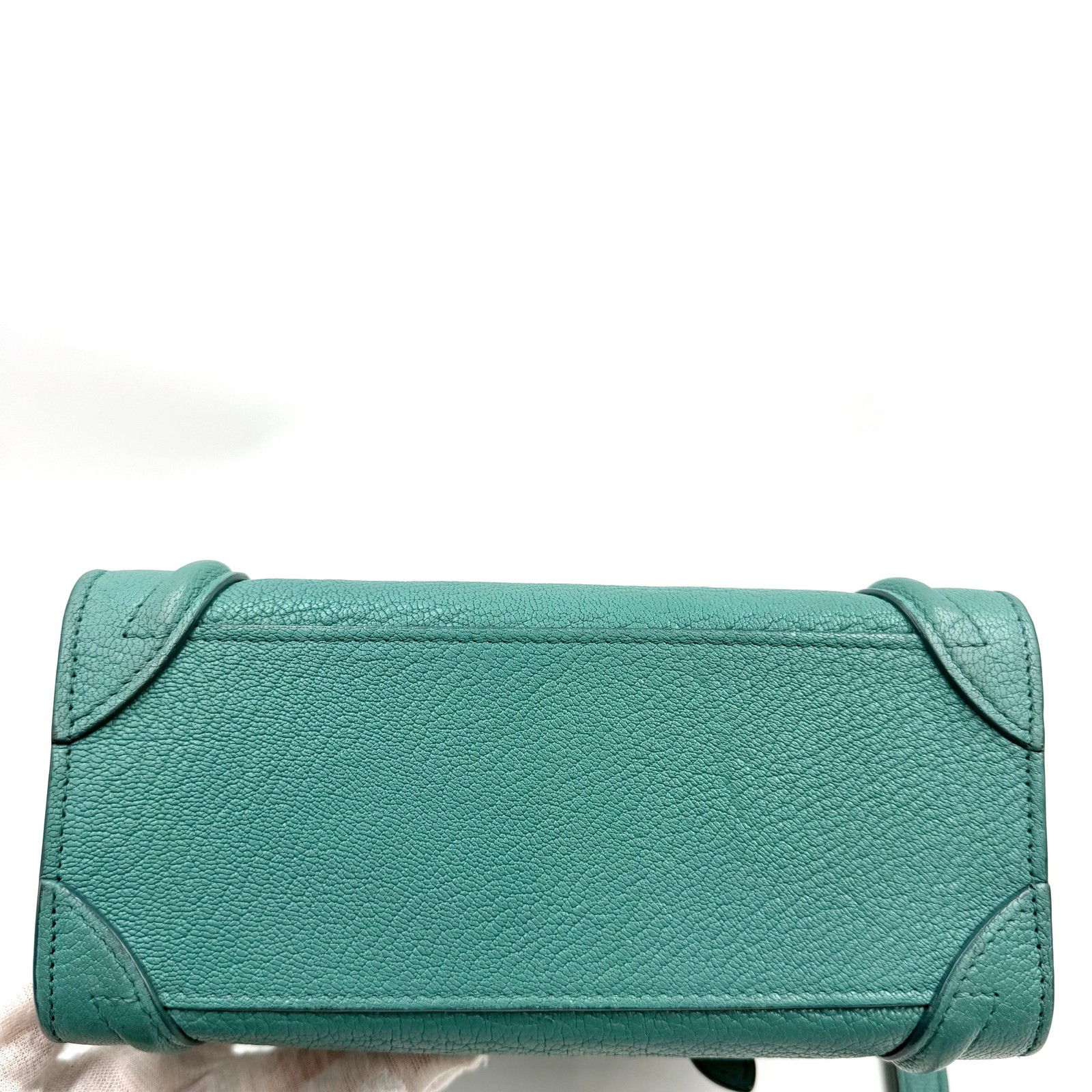1821 Pre-owned Celine Nano Luggage pebbled leather handbag 26.03.03