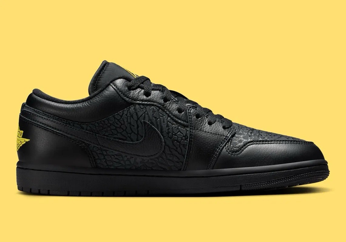 Nike Air Jordan 1 Low SE Black Anthracite Tour Yellow Shoes IM6568-010 Men Sizes