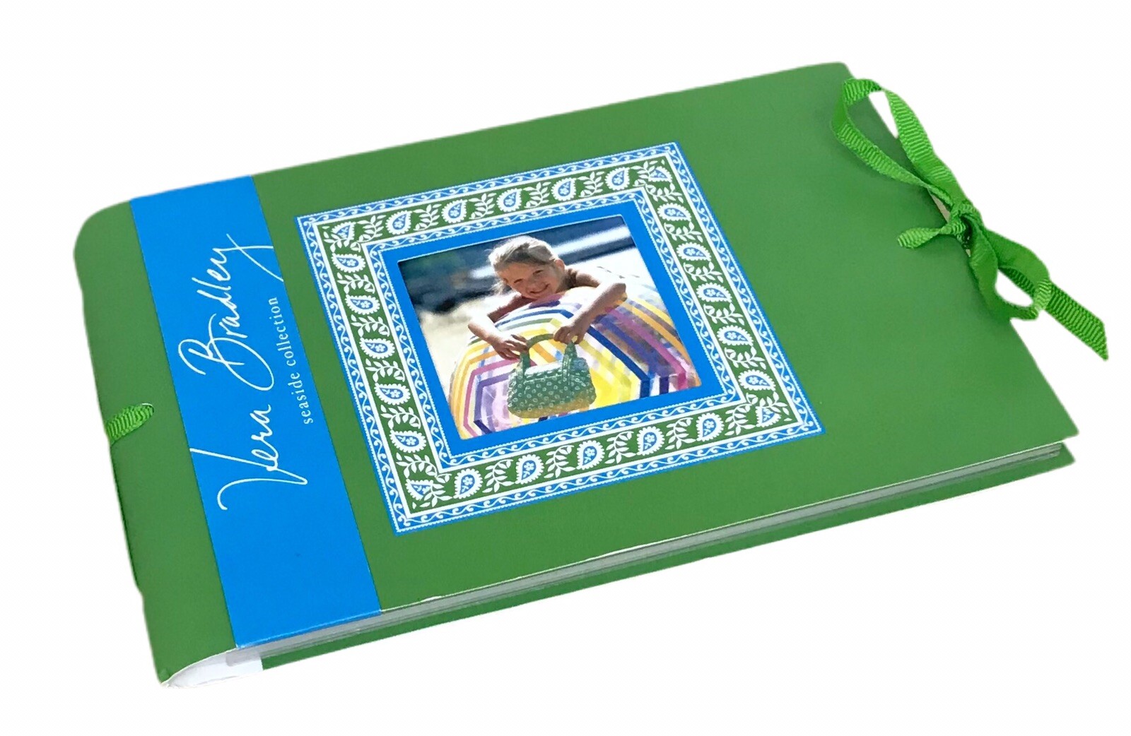 Vera Bradley Seaside Collection Photo Book in Apple Green