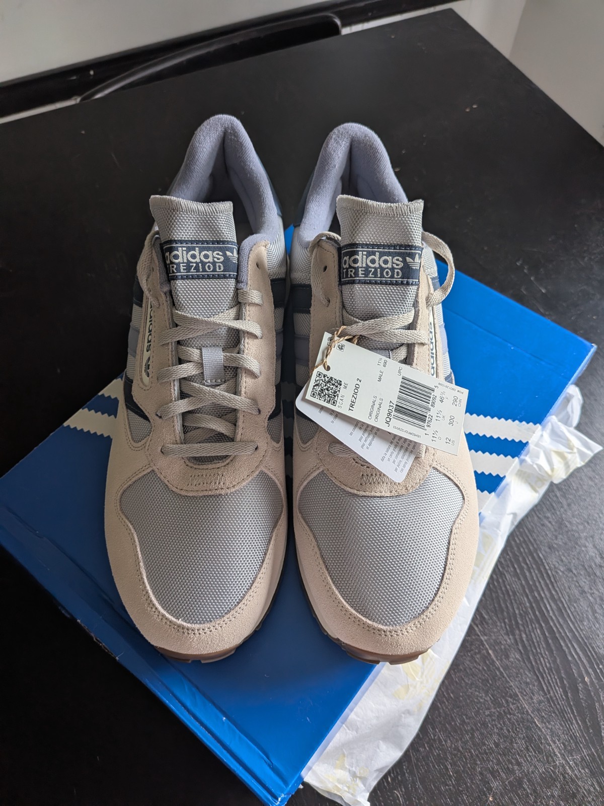 Adidas Treziod 2 Silver Metallic Preloved Ink Wonder Aluminum