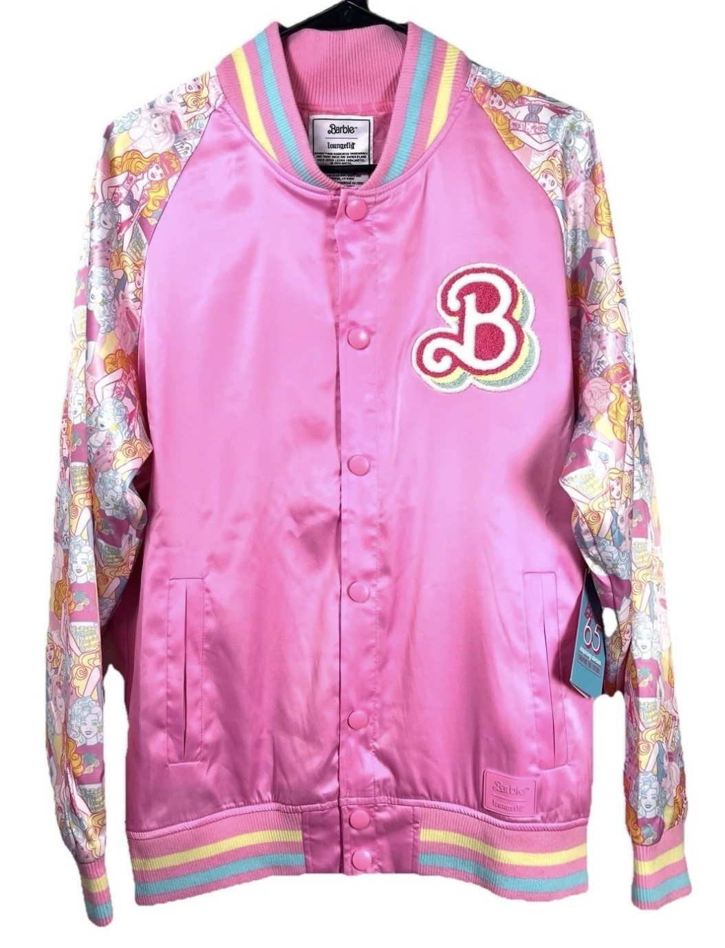 Loungefly Barbie 65th Anniversary Bomber Jacket- See Pics