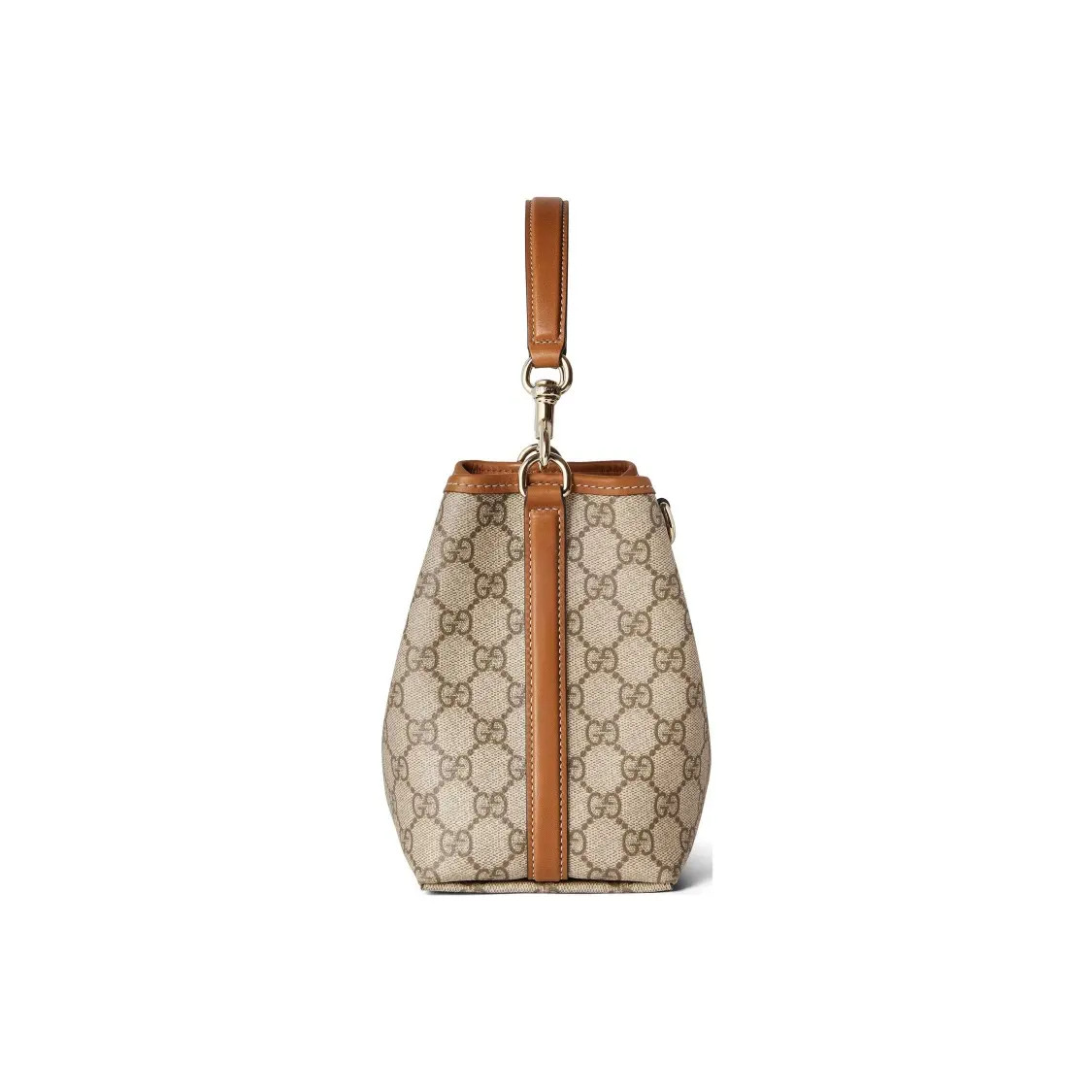Gucci Emblem Adjustable Shoulder Strap Bucket Bag Handbag Women’s 7×4.3×7.4 in