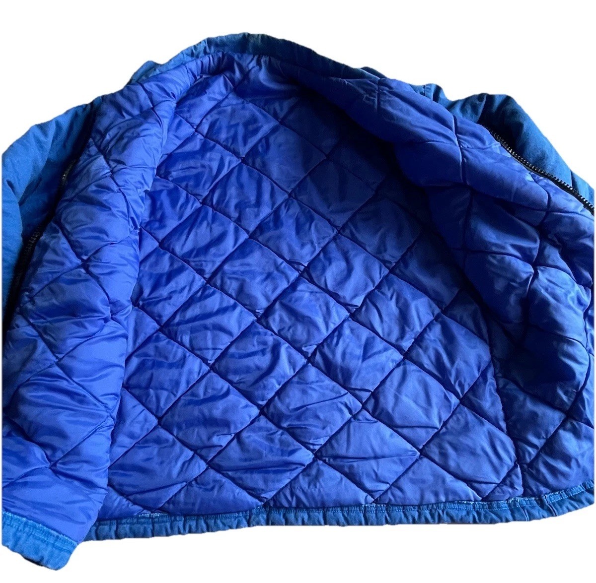 Minncor Industries Canvas Work Jacket Men’s Large Blue Quilted Lined USA Made