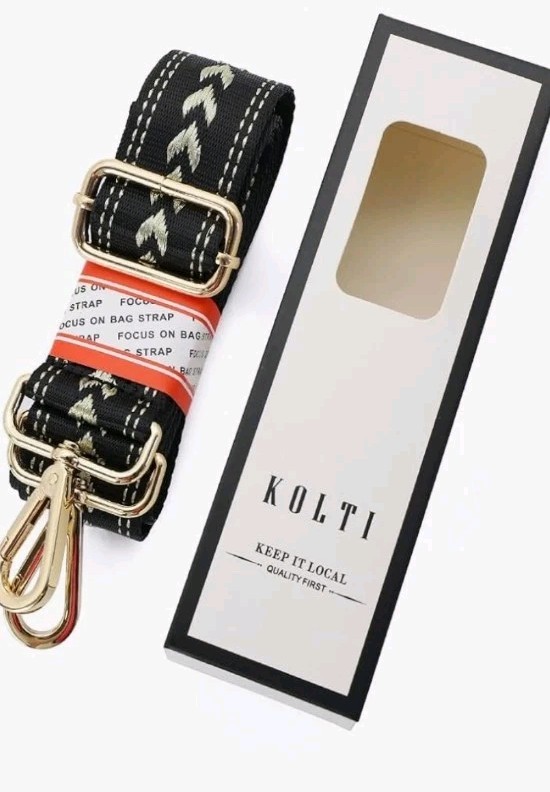Kolti Purse Strap Replacement Crossbody Handbag Stripe Wide Adjustable