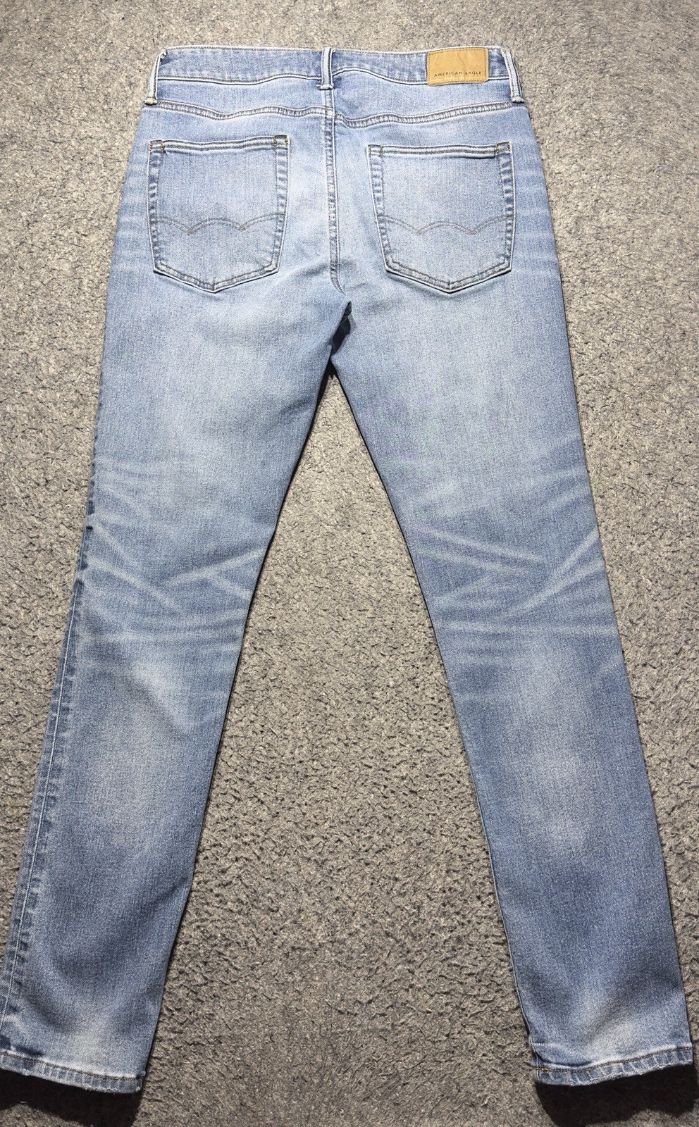 American Eagle Airflex+ Jeans Mens 31×32 Blue Stretch Waist Atheletic Skinny