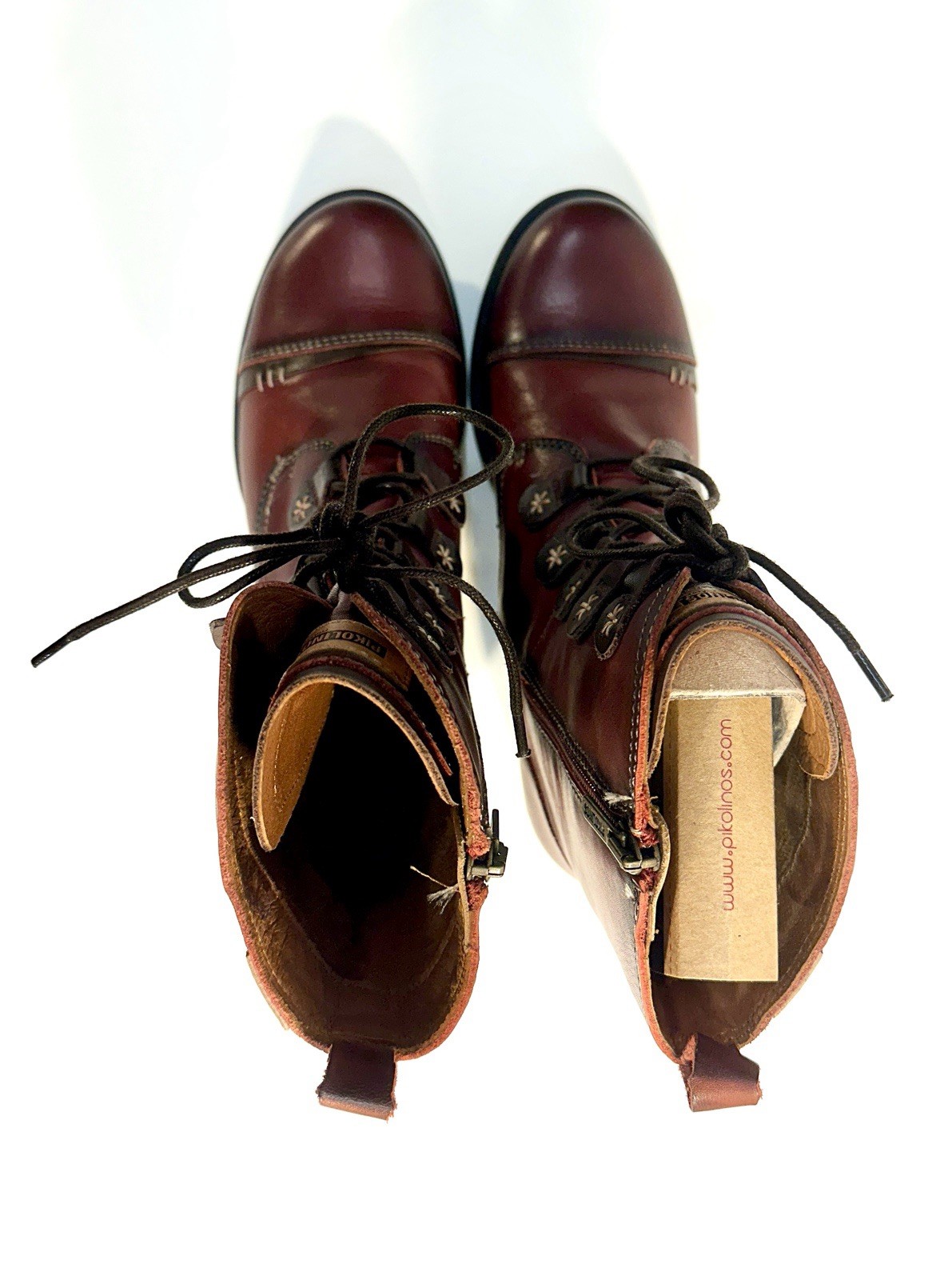 Pikolinos Olmo 838-9232 Leather Boots EU 39 US 8.5 Original Box Worn Once