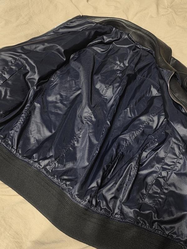 Men Bally Jacket Black Leather M