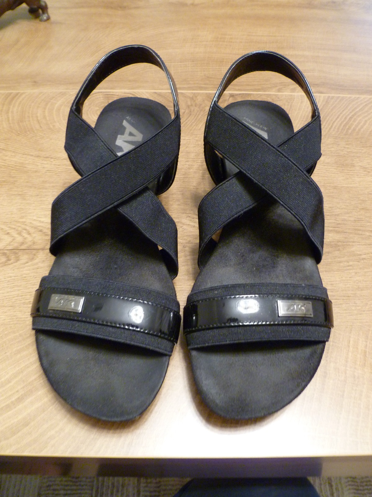 Anne Kline AK Sport Biack Wedge Sandal