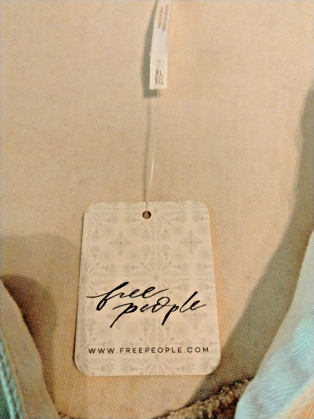 Free People Womens XL Sandwash Hook Eye Longline Stretch Jacket NWT