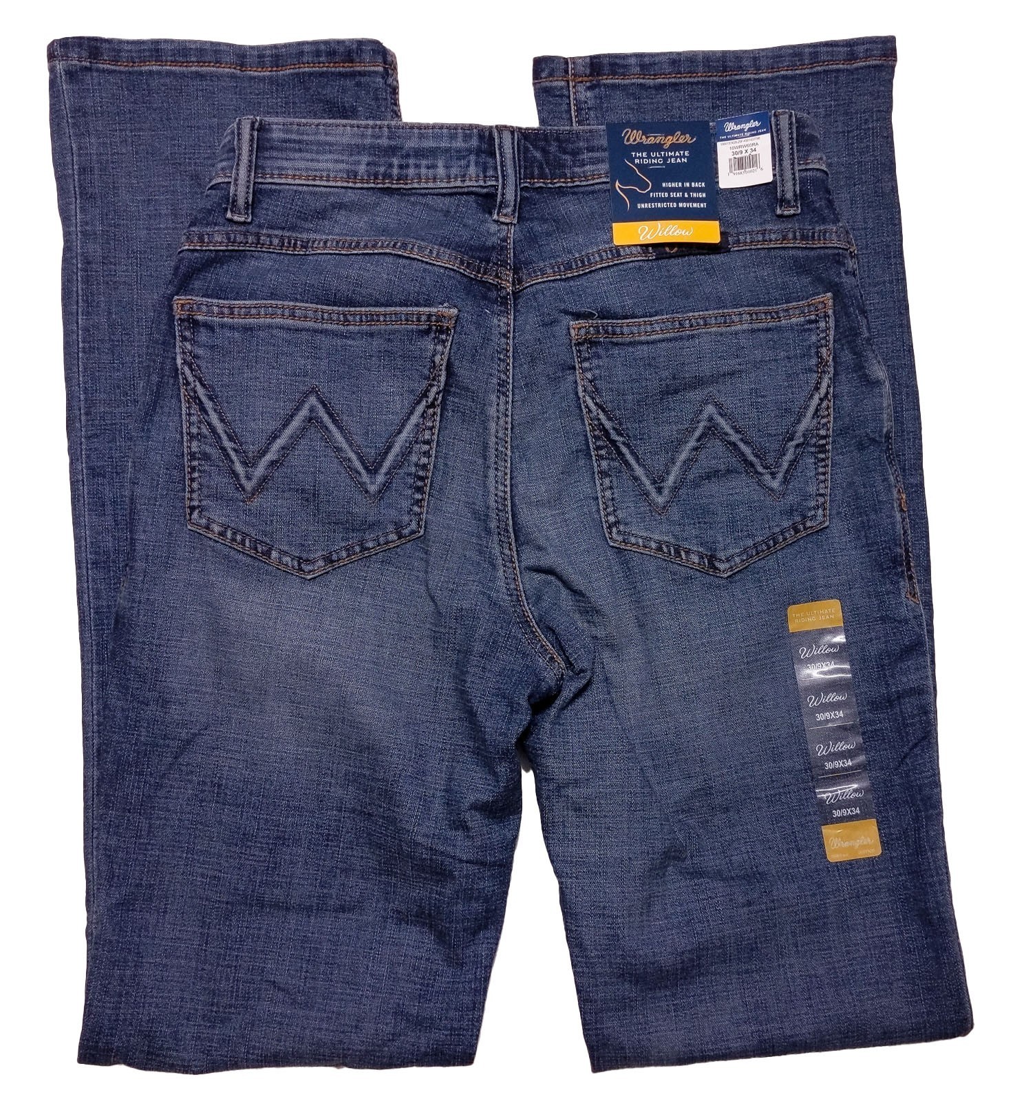 WRANGLER Willow Women’s Ultimate Riding Jeans Blue New ~ 30 x 34